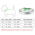 Leather Personalized Dog Collars Custom Cat Pet Name ID Collar Free Engraving For Small Medium Dogs 